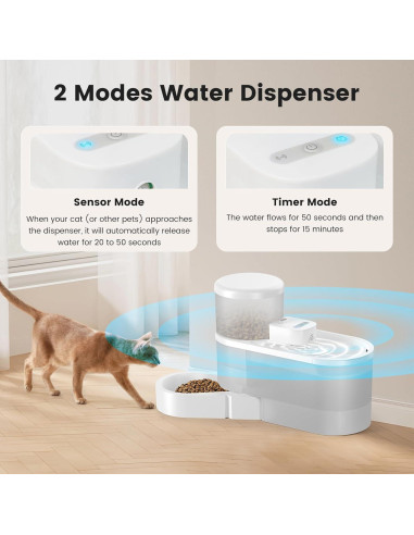 Dispensador Automático de Comida y Agua DAAMENT 2 en 1