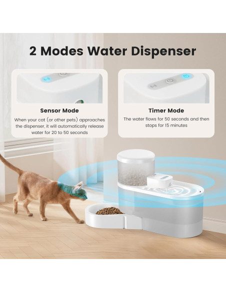 Dispensador Automático de Comida y Agua DAAMENT 2 en 1