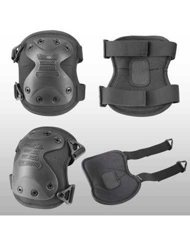 Almohadillas Protectores de Rodillas BZTAC Tácticas Ajustables