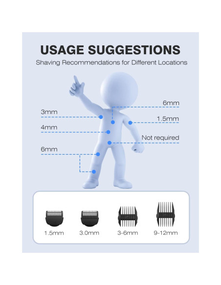 Recortadora Eléctrica MANSPOT para Vello Público Verde