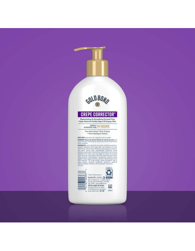 Loción Corporal Gold Bond Crepe Corrector 396 ml Hidratante