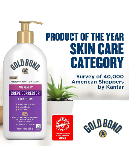 Loción Corporal Gold Bond Crepe Corrector 396 ml Hidratante