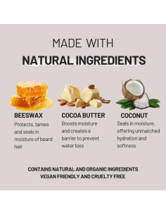 Bálsamo para Barba ZOUSZ Black Oud 50ml Hidratante Natural 2