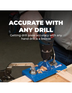 Plantilla de Bisagra Oculta Kreg KHI-HINGE 35mm - Guía de Perforación 2