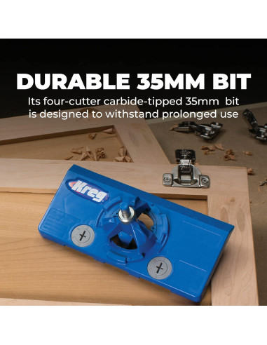 Plantilla de Bisagra Oculta Kreg KHI-HINGE 35mm - Guía de Perforación