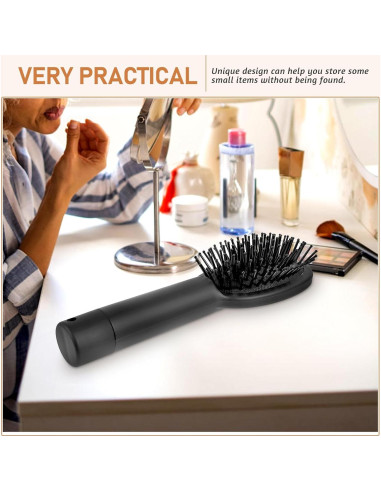 Cepillo de Pelo Oculto NUOBESTY con Escondite Secreto