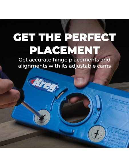 Plantilla de Bisagra Oculta Kreg KHI-HINGE 35mm - Guía de Perforación