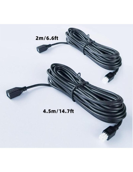 Cable de Extensión para Sensores Parktronic 2 Pcs 4.48m 2 Pines