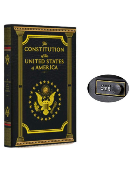 Caja de Libro Falsa KASLVOX Grande con Cerradura