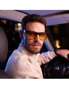 Gafas de Conducción DUCO 8990 con Lentes Amarillos Polarizados 2