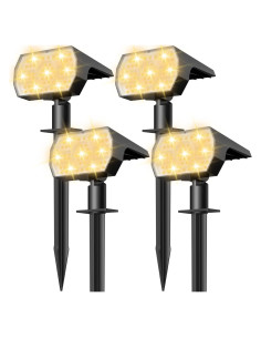 Luces Solares NYMPHY 4 Paquete 56 LEDs IP68 Jardín Exterior