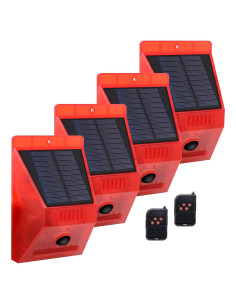 Alarma Solar ChunHee Sensor Movimiento 129dB IP65 Jardín