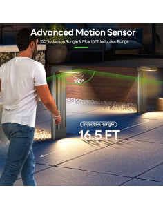 Luces de Camino Solares COXSENI 4Pack 400LM IP65 Jardín 2