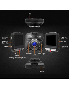 Cámara Dashcam Vital ApexView 1080P Full HD Gran Angular 2