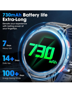 Reloj Inteligente Militar Mingwear K68 1.85" Pantalla HD 2