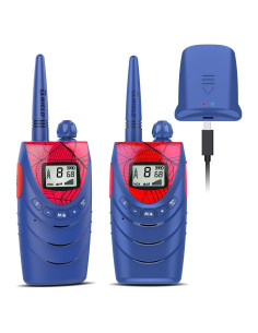 Walkie Talkies Recargables QNIGLO 2 Paquete 22 Canales