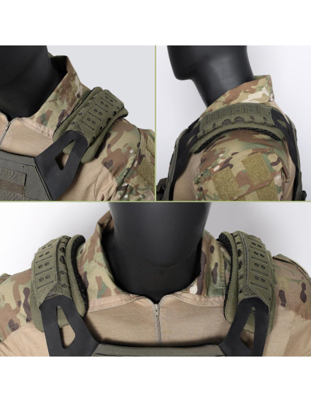 Almohadilla de Correa para Hombro WYNEX Verde Militar 2 Piezas