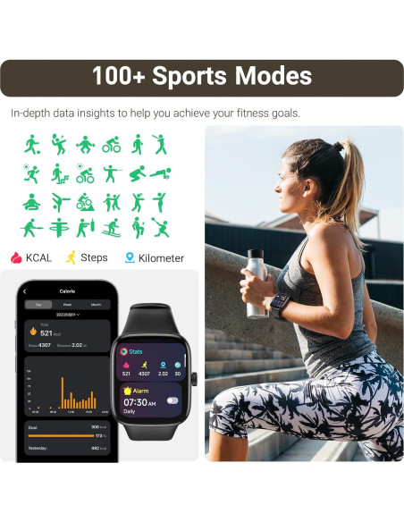 Reloj Inteligente TOZO S7 AMOLED 1.85" Bluetooth Salud