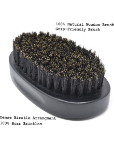 Juego de Cepillo y Peine para Barba IDALIO con Tijeras 2