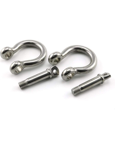 Grilletes de Anclaje Acero Inoxidable 304 M10 - 2 Piezas
