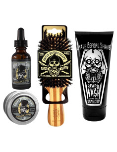 Paquete Cuidado de Barba Grave Before Shave - Jabón, Aceite, Bálsamo
