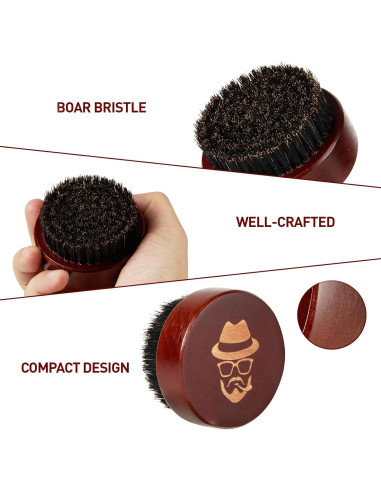 Cepillo para Barba Sosoon SUVELAM Madera de Nogal