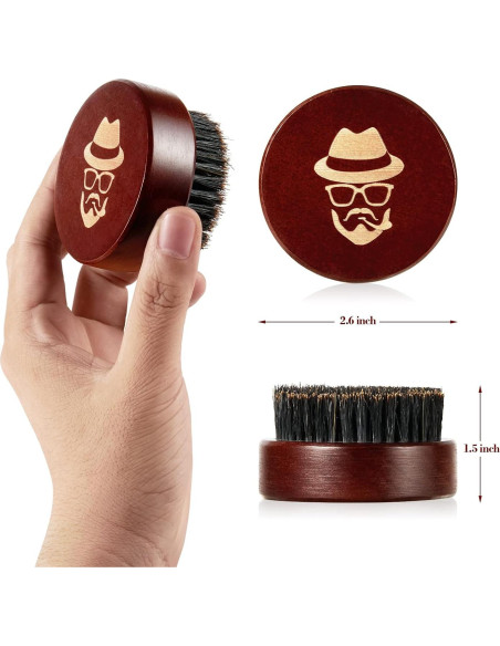 Cepillo para Barba Sosoon SUVELAM Madera de Nogal