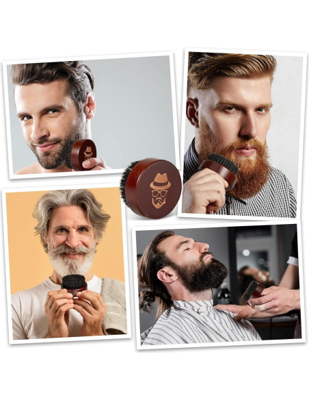 Cepillo para Barba Sosoon SUVELAM Madera de Nogal