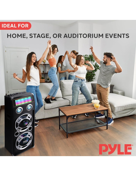 Altavoz PA Activo Pyle PSUFM1035A 1000W Bluetooth DJ