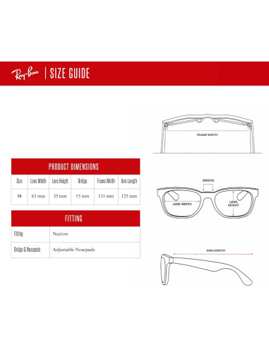 Gafas de sol Ray-Ban RB3183 negras con kit de cuidado