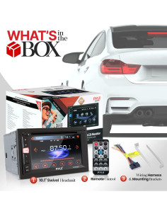 Reproductor Estéreo Doble Din Pyle 6.2" Bluetooth USB SD 2