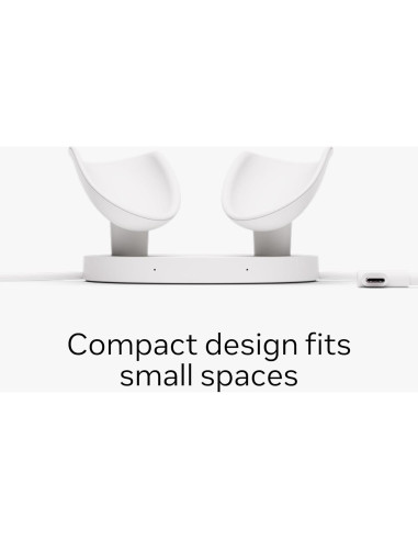 Base de Carga Meta Quest 3/3S - Carga Inalámbrica Controladores