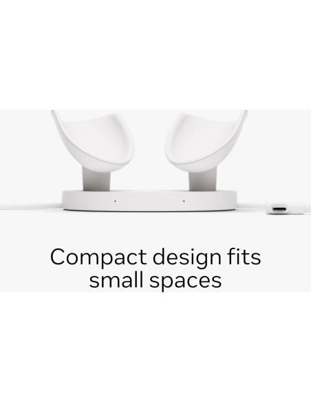 Base de Carga Meta Quest 3/3S - Carga Inalámbrica Controladores