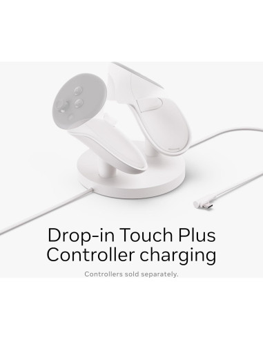 Base de Carga Meta Quest 3/3S - Carga Inalámbrica Controladores