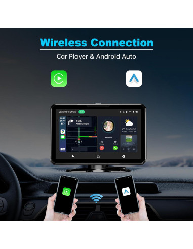 Pantalla Car Play G 7" IPS Táctil con Control por Voz