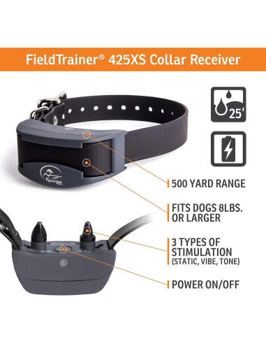 Collar de Entrenamiento SportDOG 425XS - E-Collar Recargable