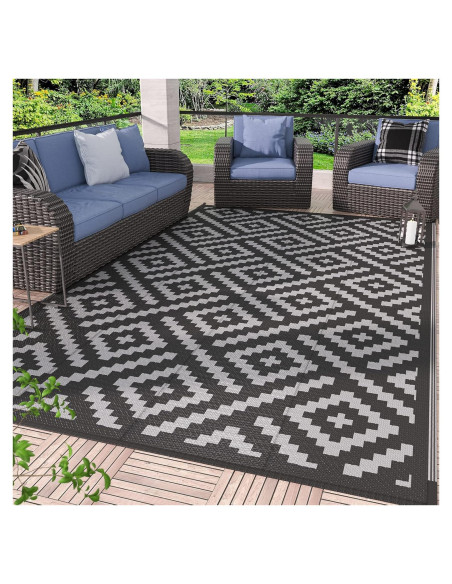 Alfombra Exterior GENIMO 5x8' Impermeable Reversible