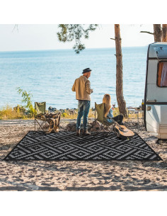 Alfombra Exterior GENIMO 5x8' Impermeable Reversible 2