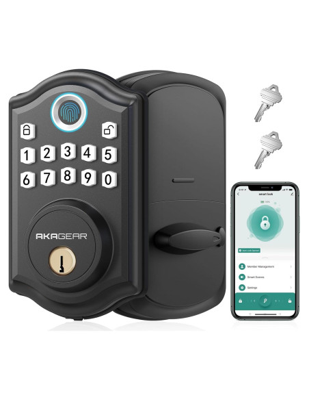 Cerradura Biométrica AkaGear DS10 Pro - Huella y Teclado