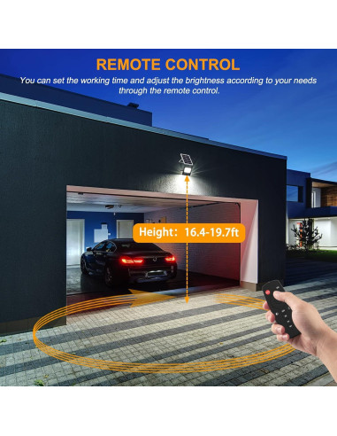 Luz Solar de Inundación Kakalights 800LM IP65 para Exterior