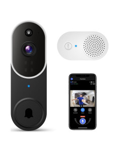 Cámara Timbre Video Guggre P50 1080P Wi-Fi Audio Bidireccional