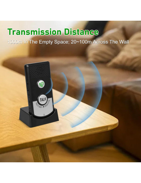 Intercomunicador Inalámbrico Pumwoy JY00007 2 Vías 1000m