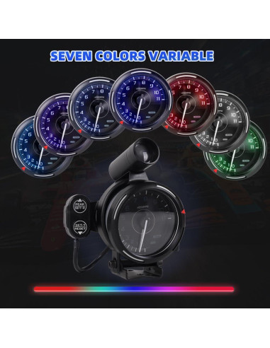 Tacómetro RASTP 12V para Simuladores de Carreras PC