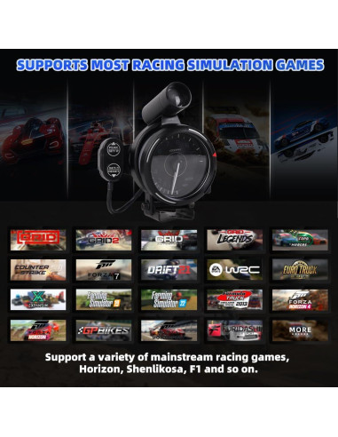 Tacómetro RASTP 12V para Simuladores de Carreras PC