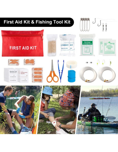 Kit de Supervivencia Taiker 151 Pcs con Primeros Auxilios