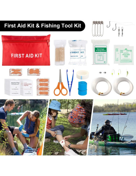 Kit de Supervivencia Taiker 151 Pcs con Primeros Auxilios