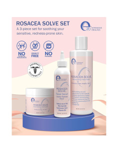 Conjunto Cuidado Piel Rosácea e70 - Limpiador, Crema y Suero 2