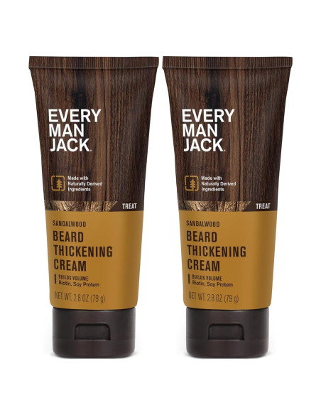 Crema Engrosadora para Barba Every Man Jack - 79g - Aroma Sándalo