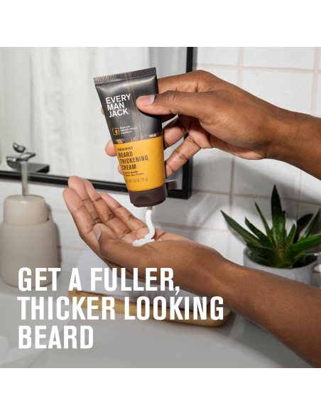 Crema Engrosadora para Barba Every Man Jack - 79g - Aroma Sándalo