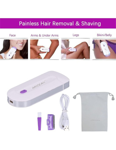 Removedor de Vello ARICEAN Silky Smooth Recargable 120g